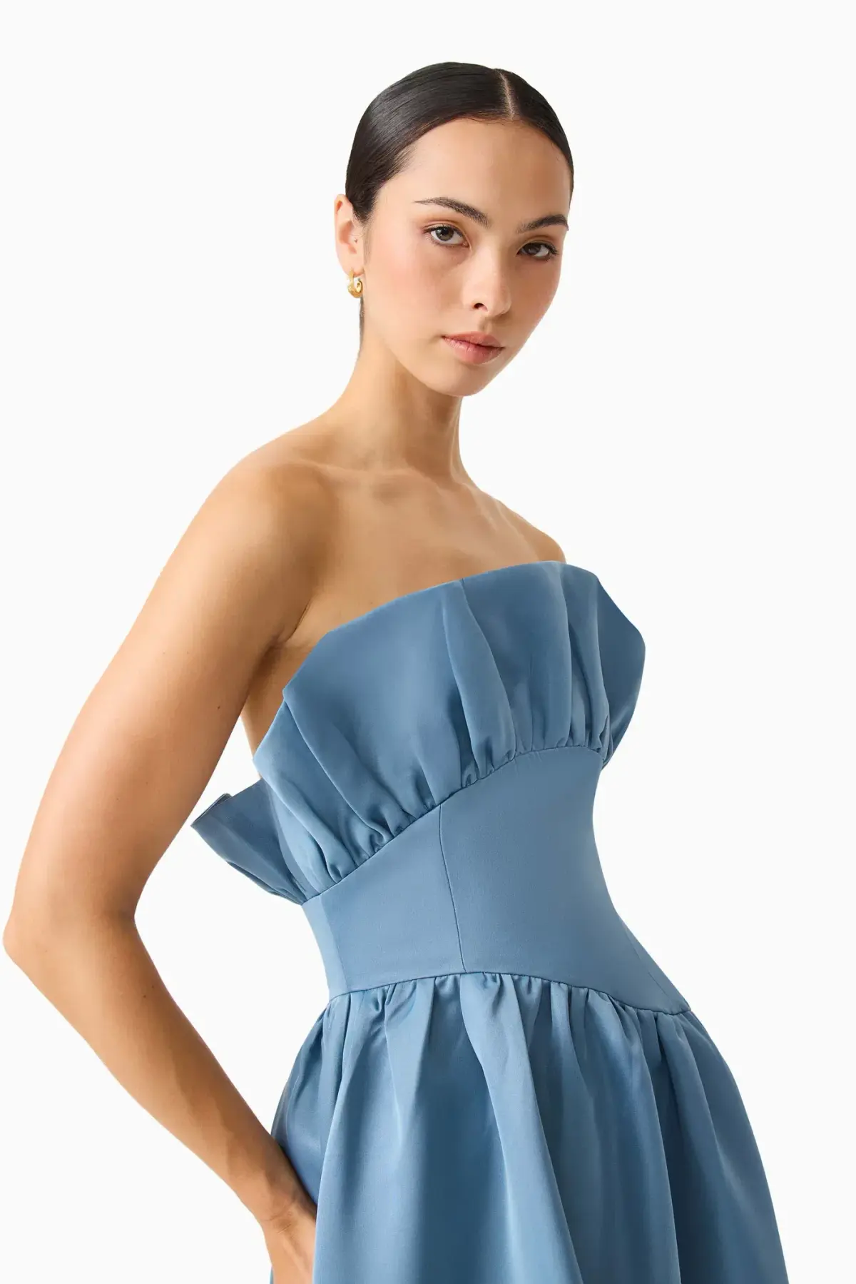 Elliatt Laurel sleeveless maxi dress in steel blue size M (10)  - Image 3