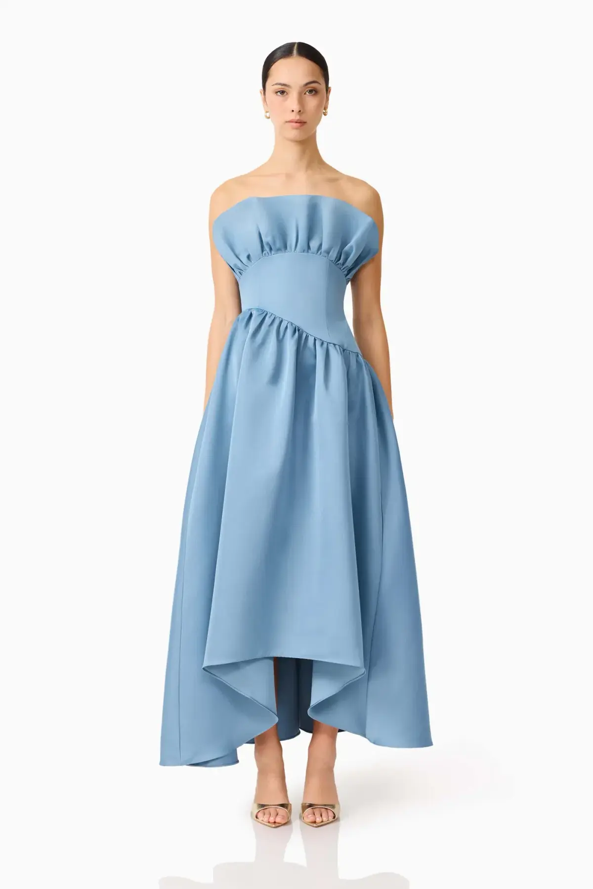 Elliatt Laurel sleeveless maxi dress in steel blue size M (10)  - Image 1