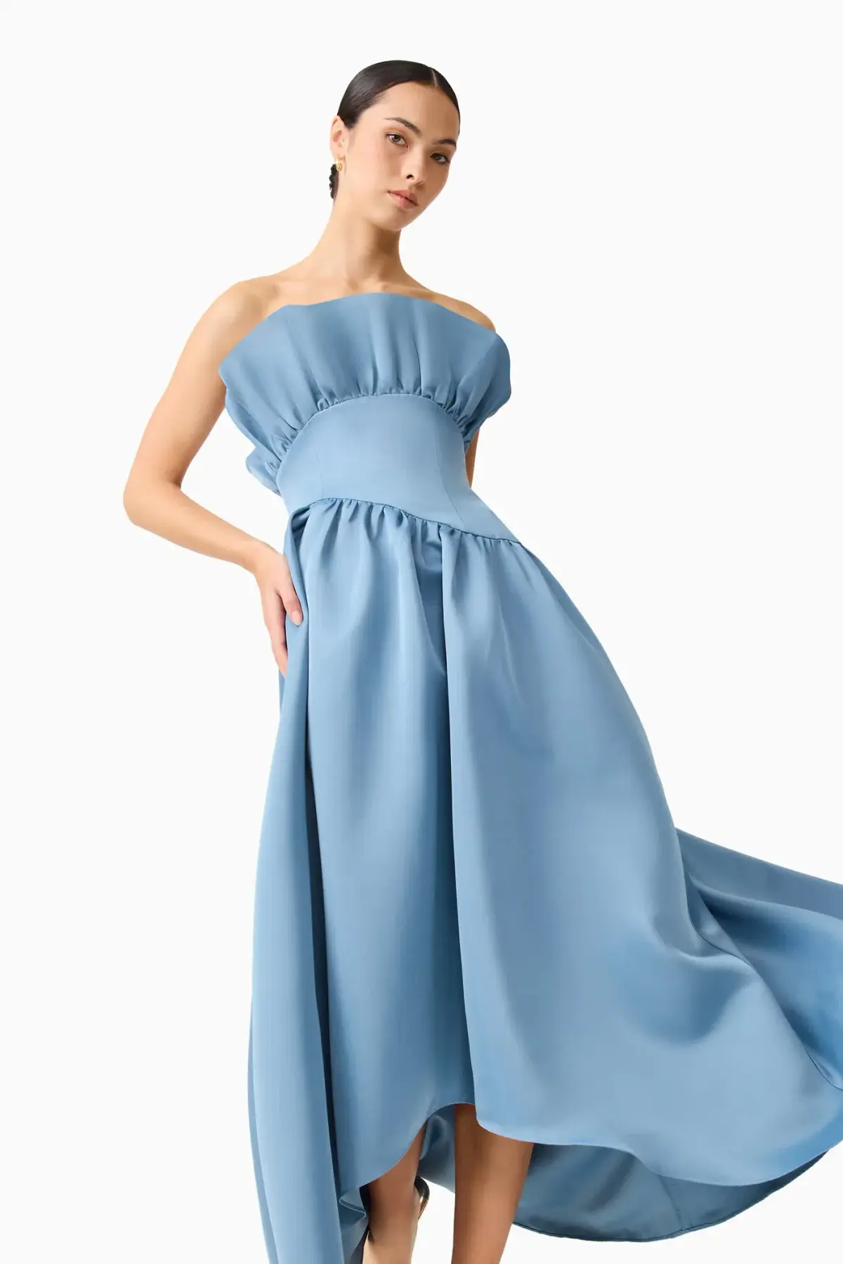 Elliatt Laurel sleeveless maxi dress in steel blue size M (10)  - Image 2