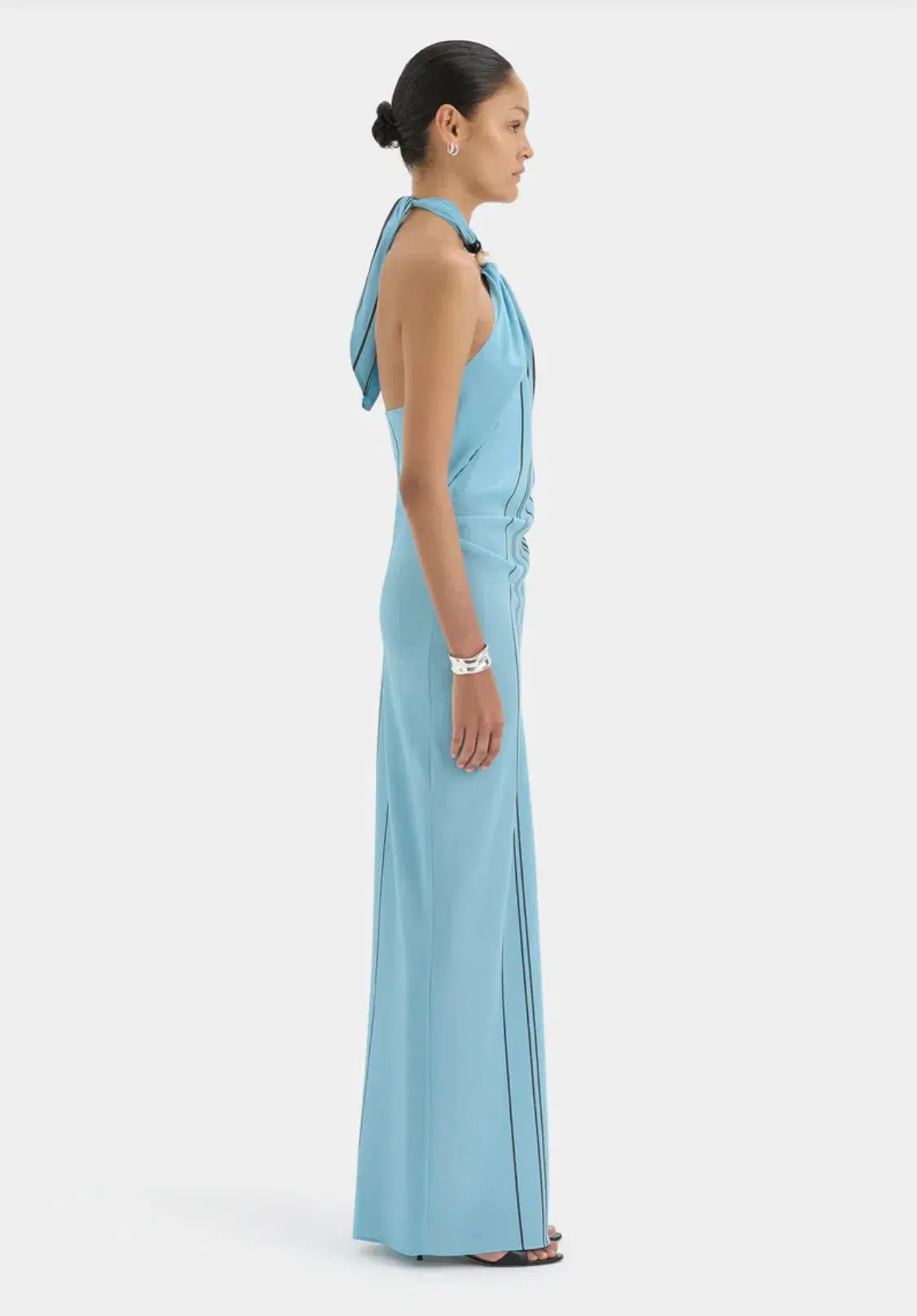 Rioja Halter Scarf Maxi Dress by SIR The Label - Image 4