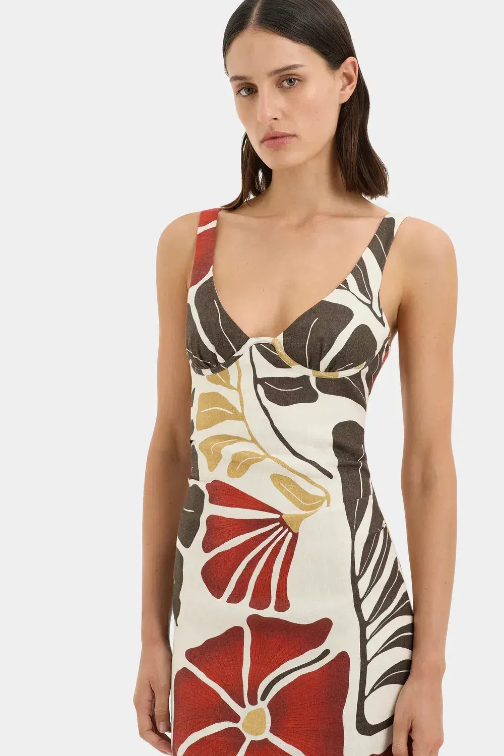 SIR THE LABEL JULIETTA BALCONETTE MIDI DRESS / SIZE 10 - Image 5