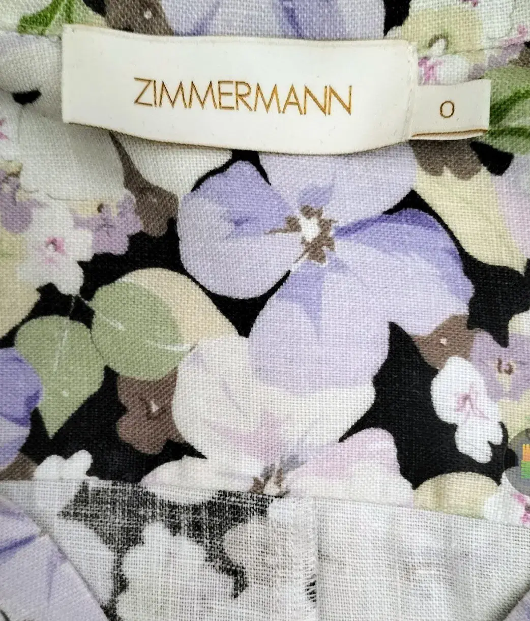 Zimmermann Ninety Six Shirt Dress Pansy prints Size 0 AU8 US 4 IT 40 FR 36 - Image 13