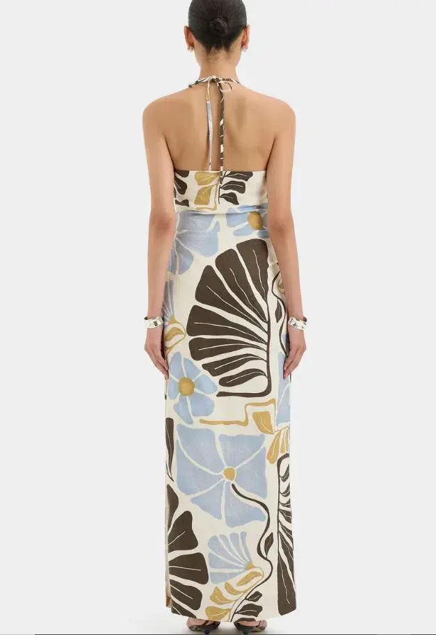 Sir Lola Pleated Midi Dress Size 10 - Image 3