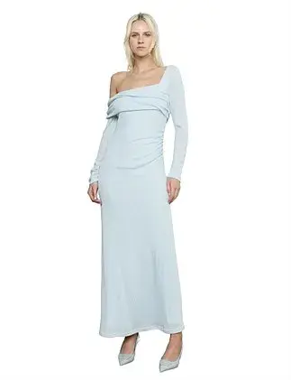Sovere ALIGN ONE SHOULDER DRESS Glacier Size 10