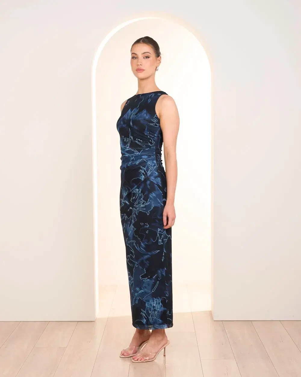 Pilgrim Kiev Mesh Maxi Dress in Multi - Image 4