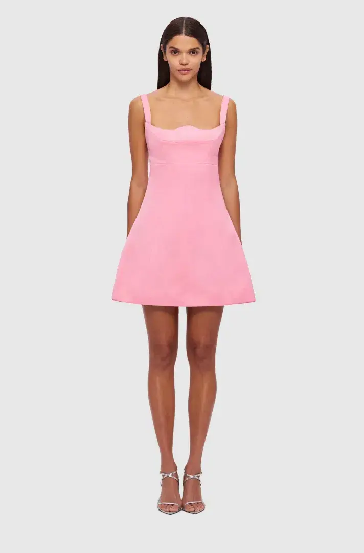 Leo Lin Jacinta Dress in Bubblegum - Image 3