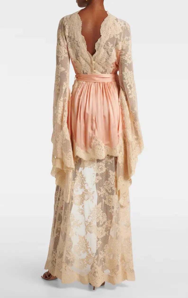 Zimmermann HYPNOTIC SATIN DRAPE DRESS, Size 0P/ AU 6 - Image 3