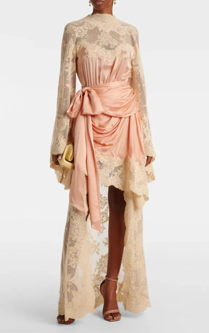 Zimmermann HYPNOTIC SATIN DRAPE DRESS, Size 0P/ AU 6 - Image 2