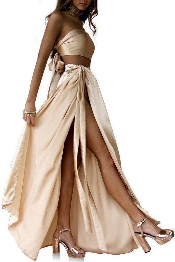 Sisters The Label two piece Gold set Size 6 - Image 1