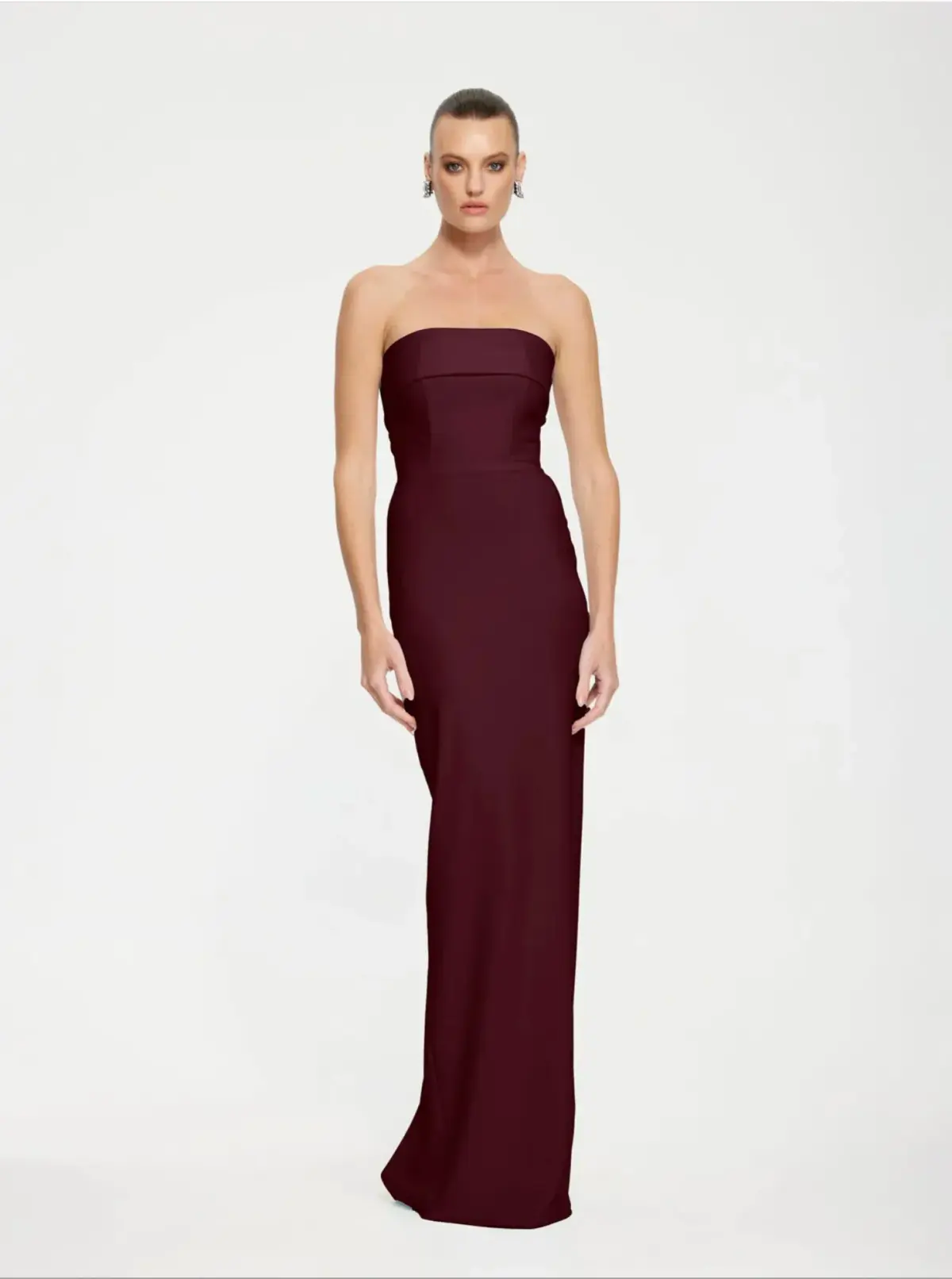 Effie Kats - MONROE GOWN - Wine - Size XS (6) - Image 2