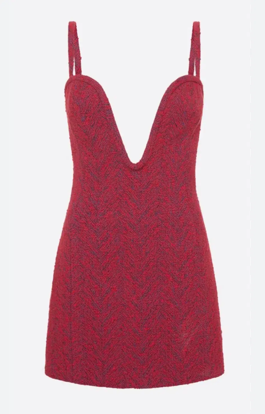 MANNING CARTEL LADY BIRD MINI DRESS IN RED  - Image 1