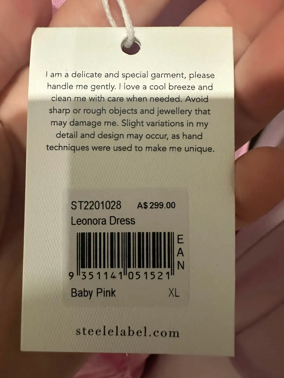Steele the lable - Leonora Maxi - Baby Pink - Image 4