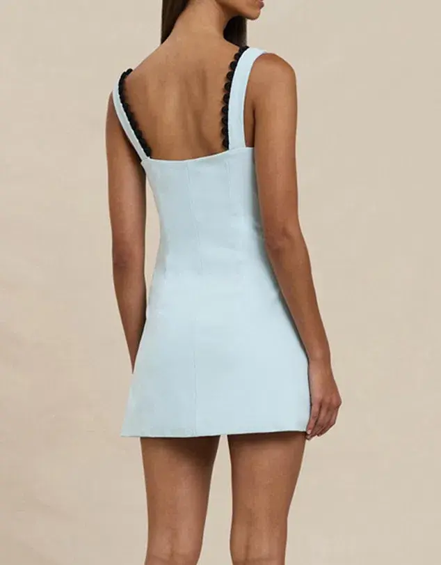 By Johnny Flower Form Mini Dress - Image 2