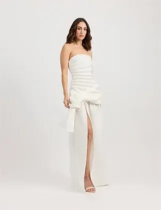 Tojha ANTHENA GOWN Ivory Size 10 for rent on The Volte - main image