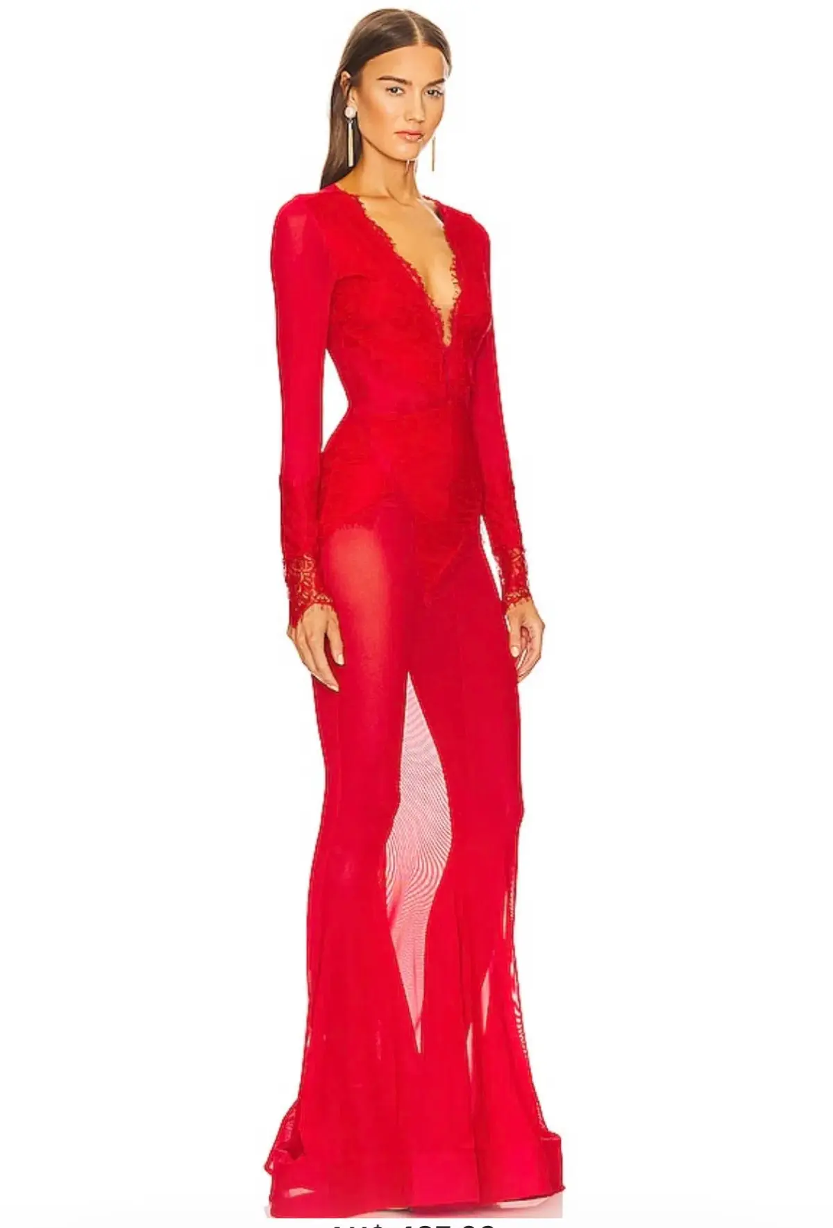 x REVOLVE Martin Gown in Red - Image 3