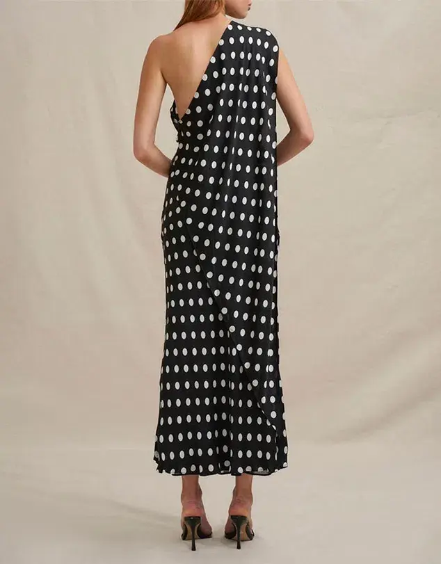 By Johnny Dove Drape Polka Dress / Size 16  - Image 3