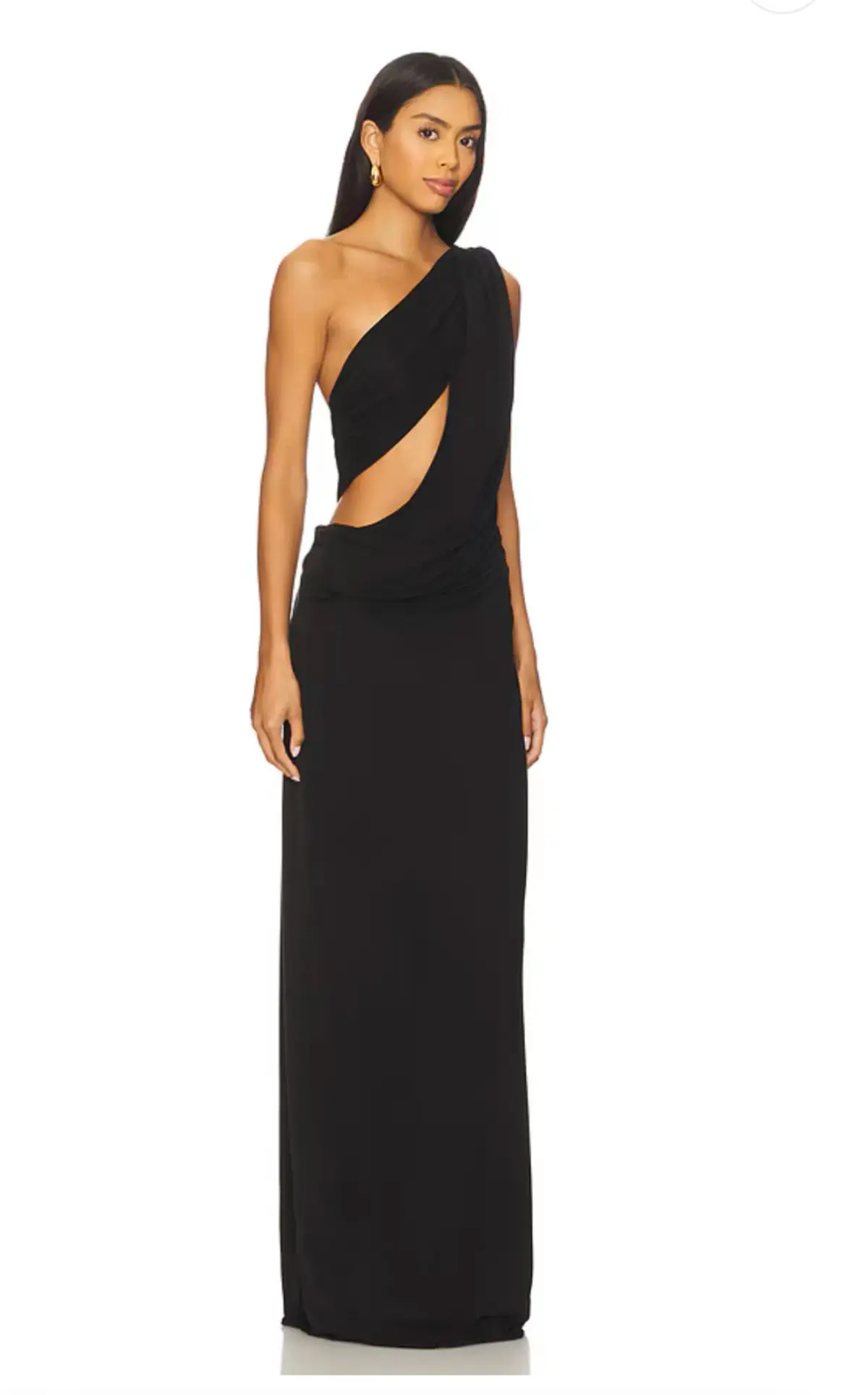 MISHA The Solstice Cupro Dress in Black - Image 2