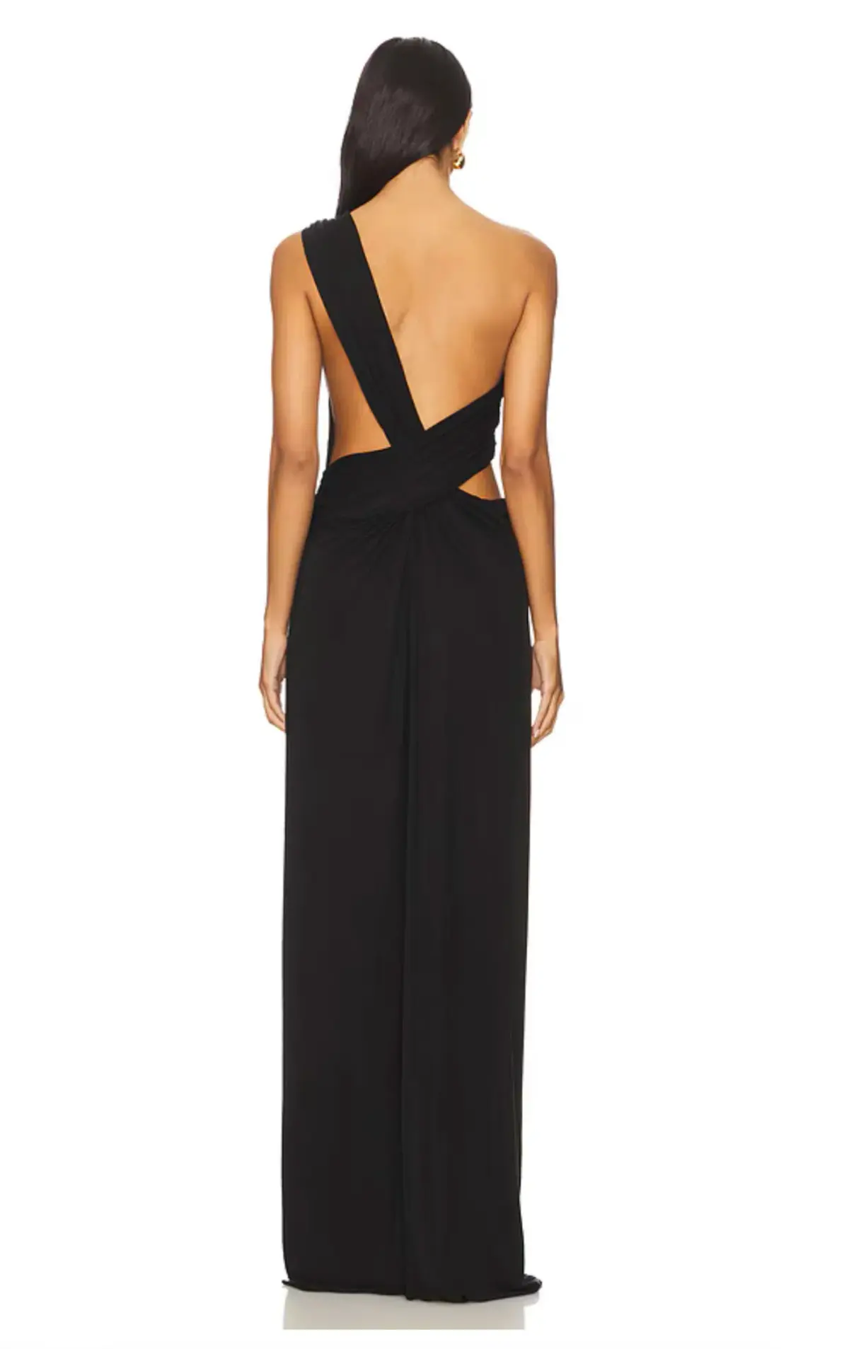 MISHA The Solstice Cupro Dress in Black - Image 3