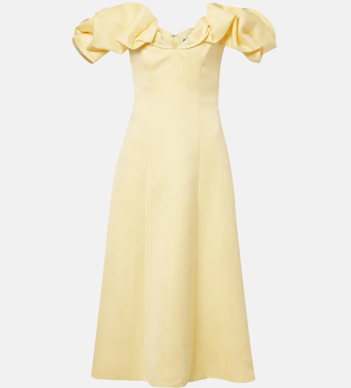 Leo Lin yellow Annie midi dress - Size 14 - Image 4