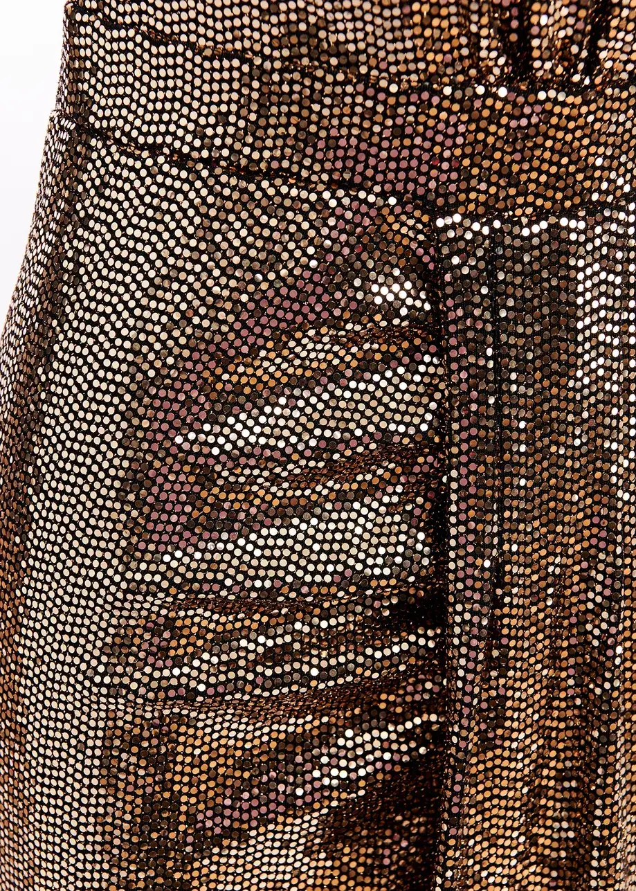 Essential Antwerp, Gold Tone, Stretch Jersey Midi Dress - Size 2 - Image 5