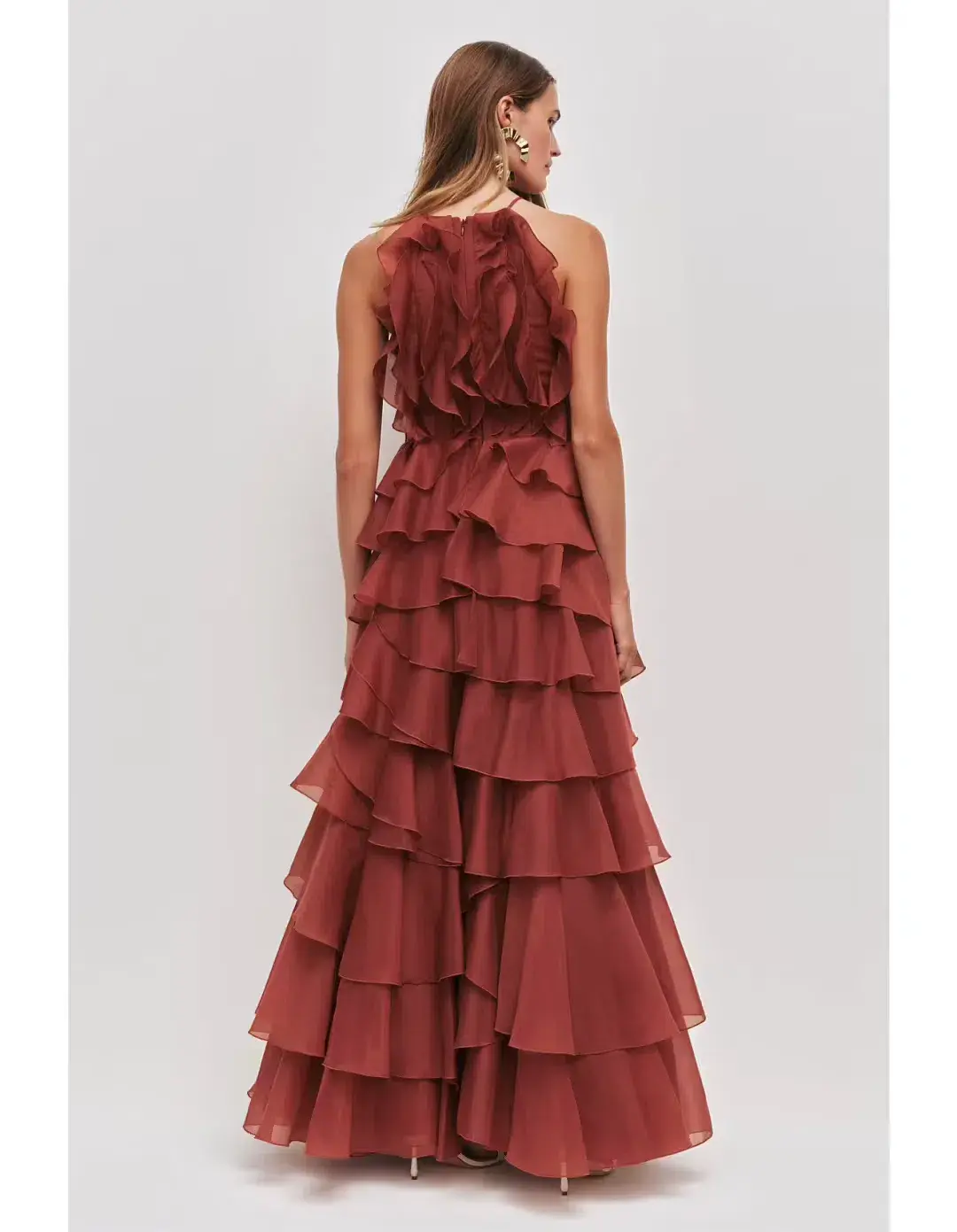 AJE CLEO GOWN RUST SIZE 12 - Image 2