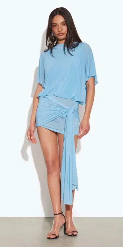 RAT & BOA Freja Mini Dress - Blue Size XS Fits AU 6 - Image 1