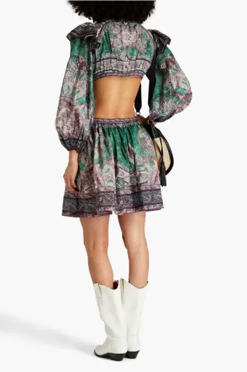 Zimmermann Anneke Ruffle Mini Dress Size 0 / AU 8 - Image 5