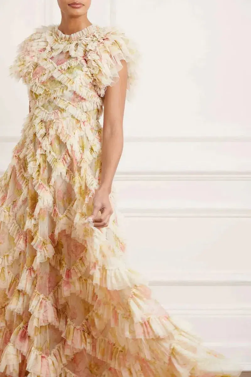 Needle & Thread Genevieve Rose Gown - Image 1