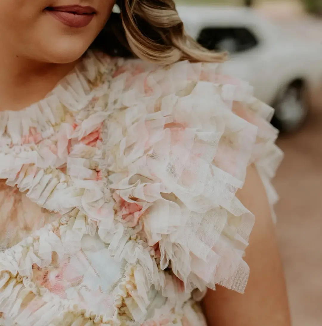 Needle & Thread Genevieve Rose Gown for rent on The Volte - main image