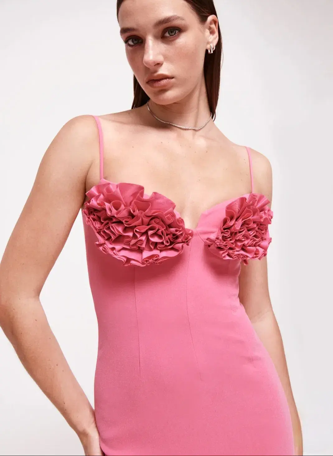 Rachel Gilbert Margot Mini Dress Pink Size 4/AU14 - Image 4