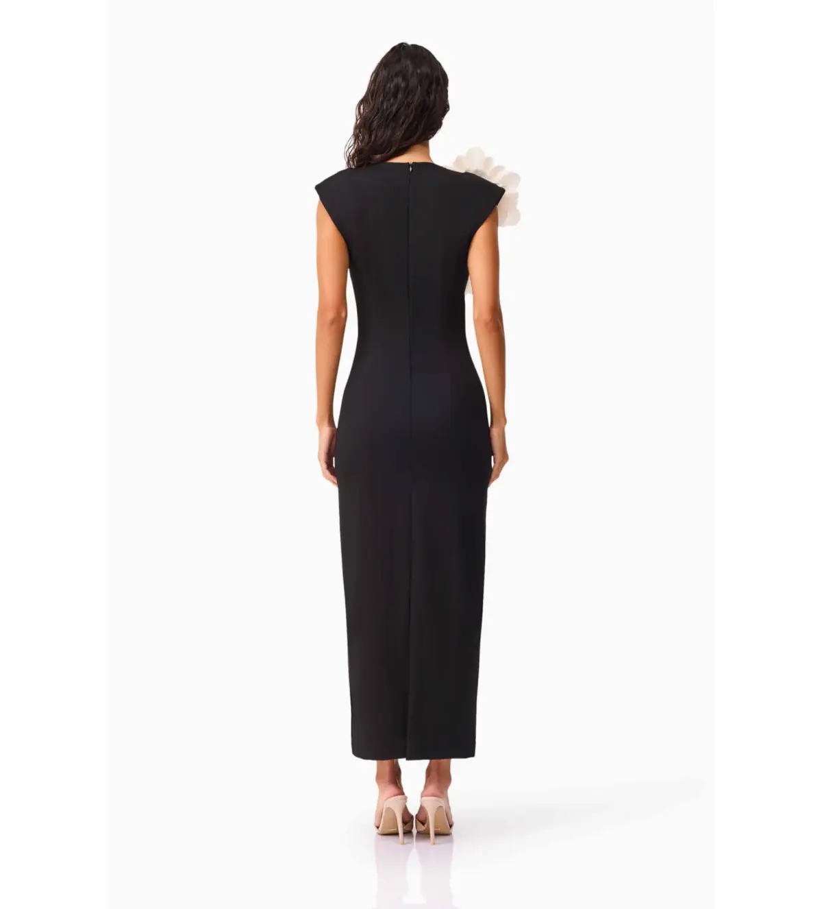 Elliatt Zahara V-Neck Gown in Black Size S/AU 8 - Image 2