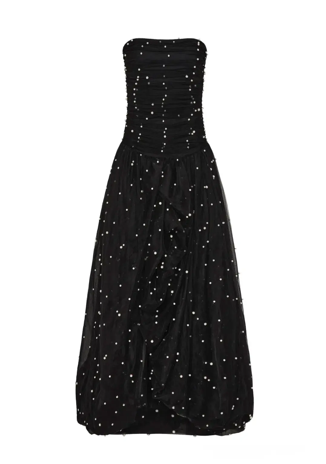 Aje Juniper Gown Black Size 12 for rent on The Volte - main image