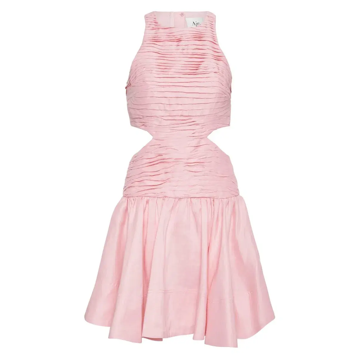 AJE INTROSPECT CUT OUT MINI DRESS PINK Size 16 - Image 2