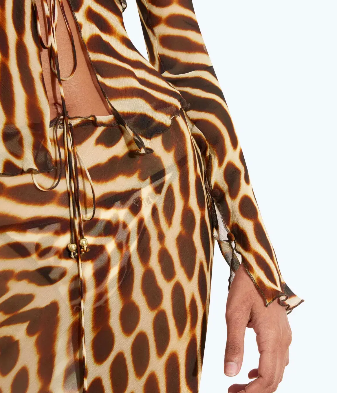 RAT & BOA RENO BLOUSE & LUMA SKIRT LEOPARD Size S AU 8 - Image 4