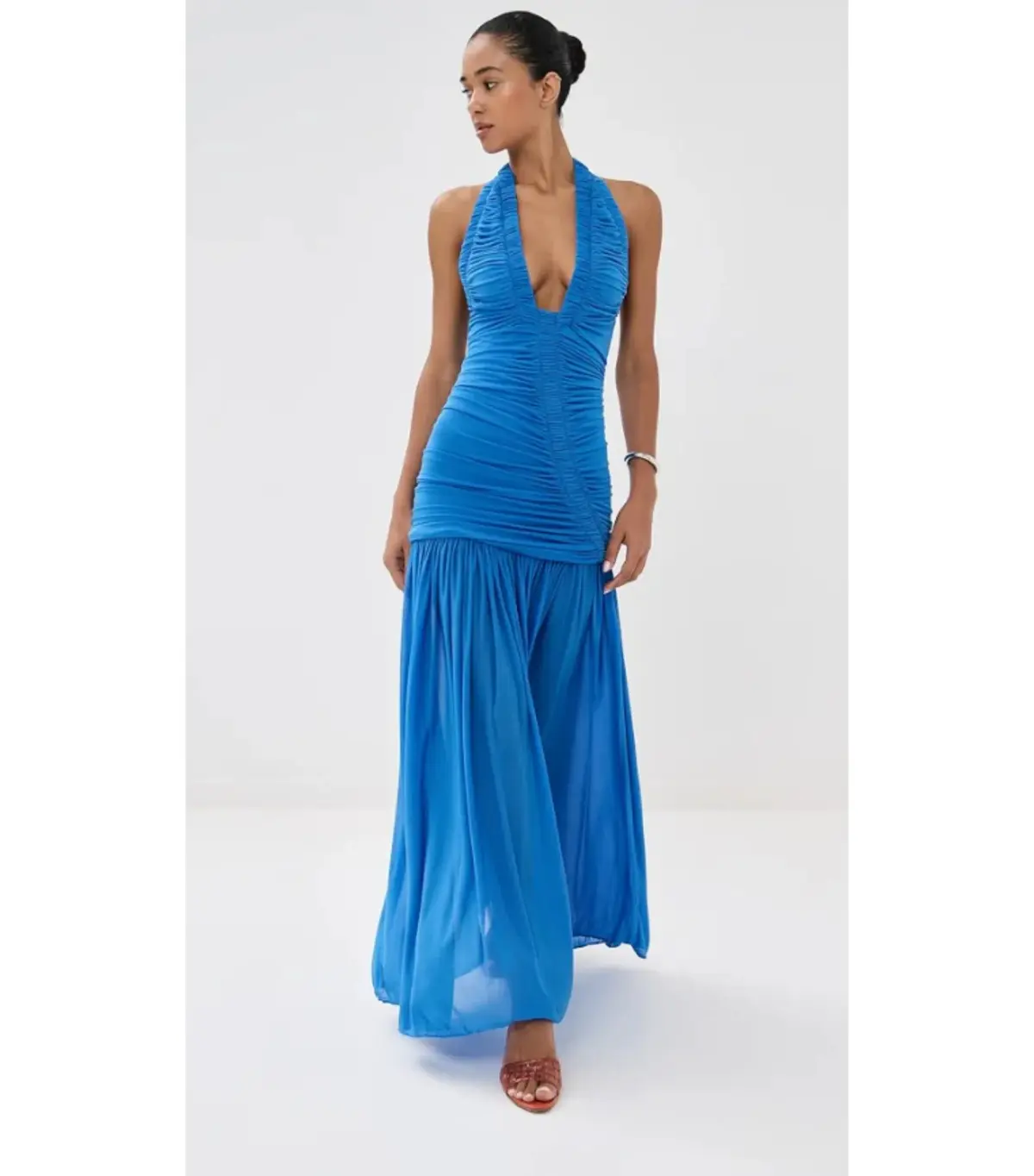 Christopher Esber Orion Gown Lapis Blue Size 8 - Image 1