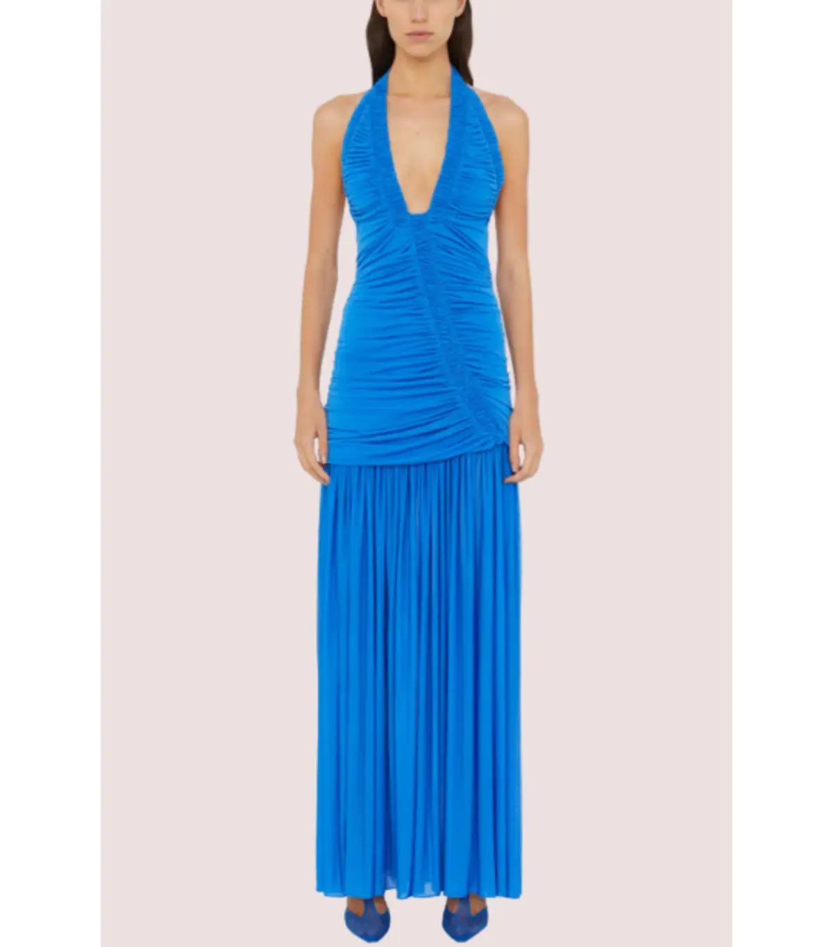 Christopher Esber Orion Gown Lapis Blue Size 8 - Image 3