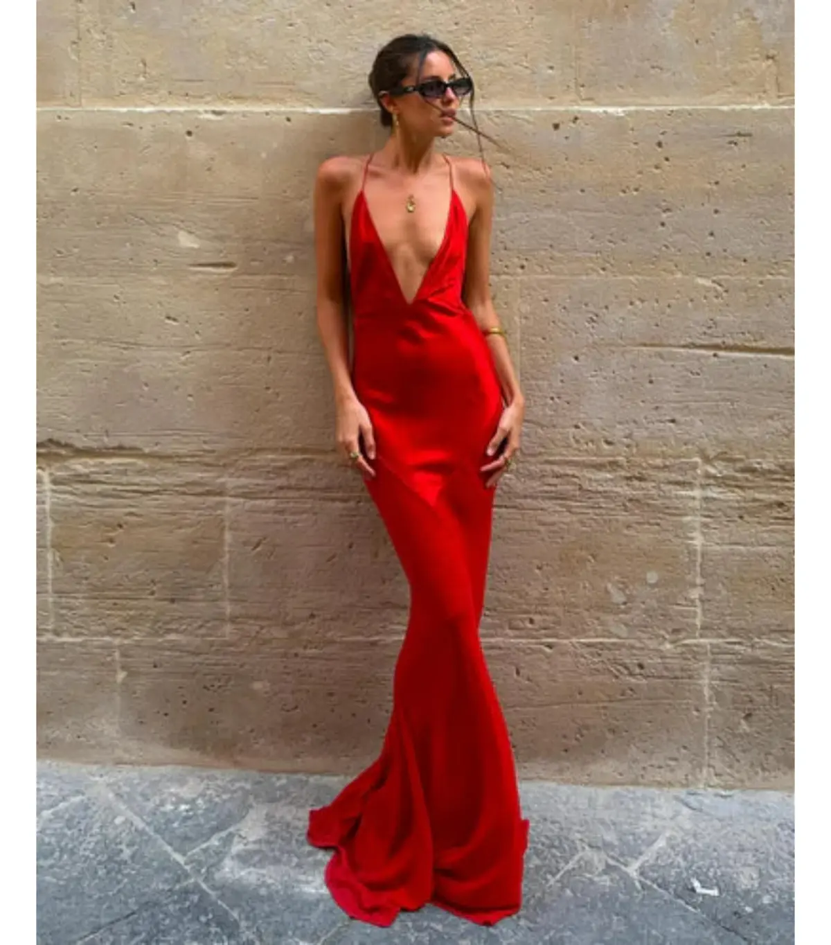 Rat & Boa Lotus Slip Dress Red Size 8 - Image 1