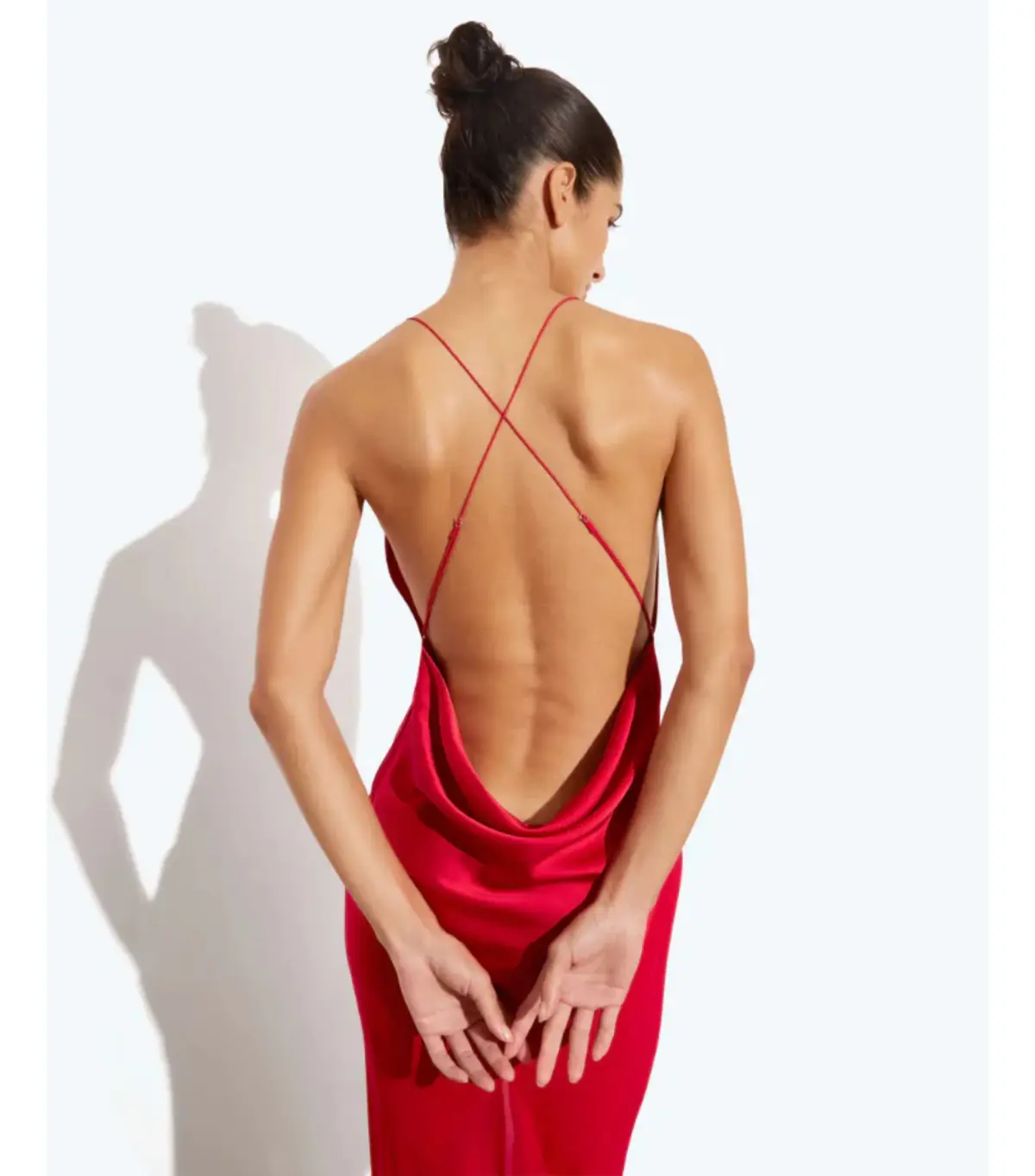 Rat & Boa Lotus Slip Dress Red Size 8 - Image 3