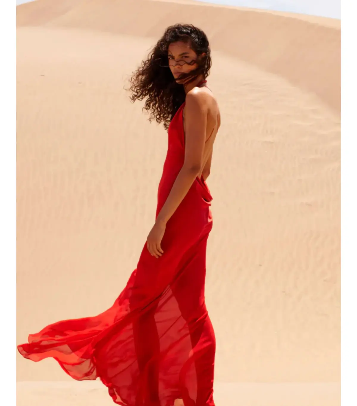 Rat & Boa Lotus Slip Dress Red Size 8 - Image 4