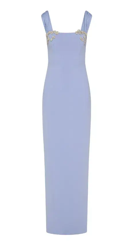 Rachel Gilbert malia gown Blue Size 1 - Image 1