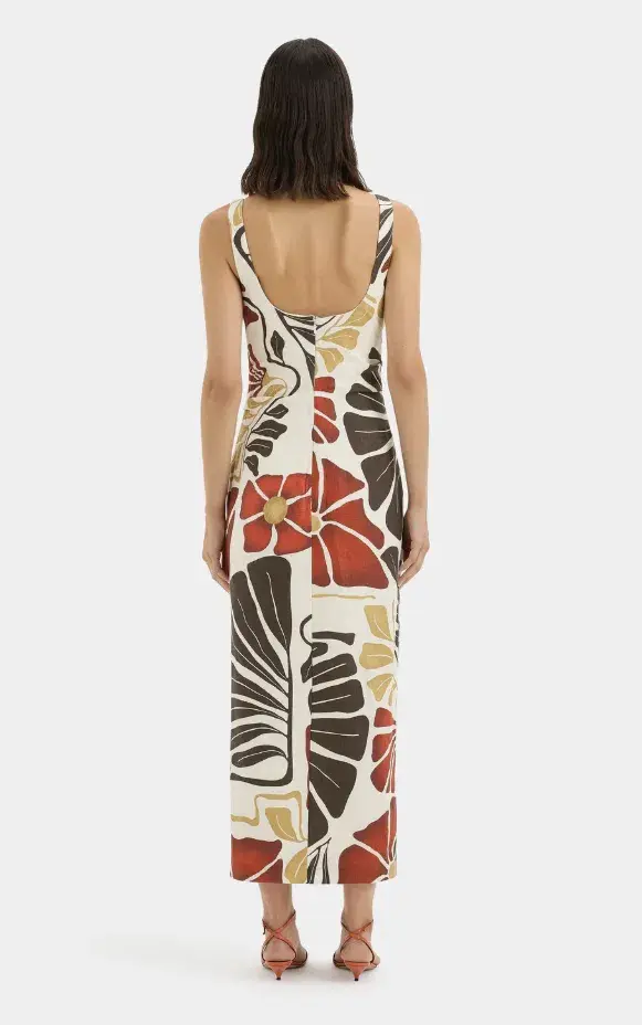 Sir the Label Julietta Balconette Midi Dress Size 3 - Image 2