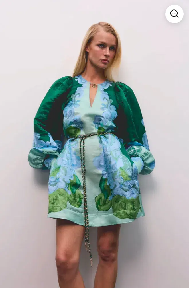 Antipodean Runaway Billow Shift Mini Dress 16 - Image 3