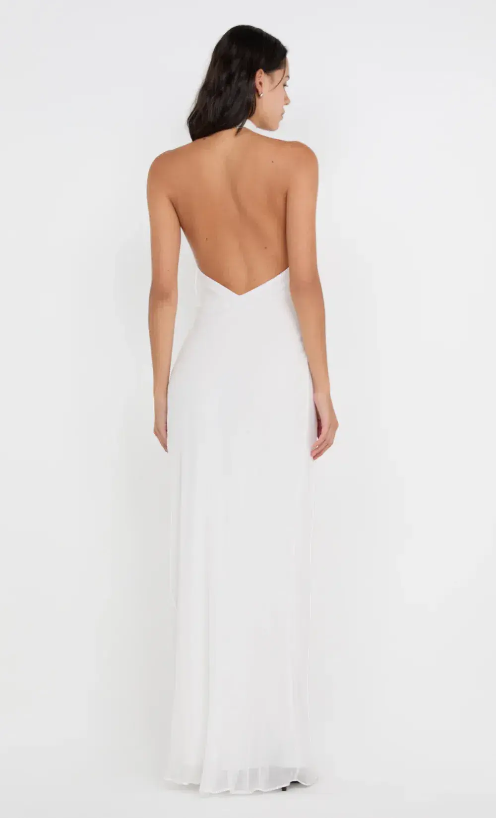 Bec and Bridge Soneva Wrap Halter Dress in White Ivory Size 8 / S AU - Image 2