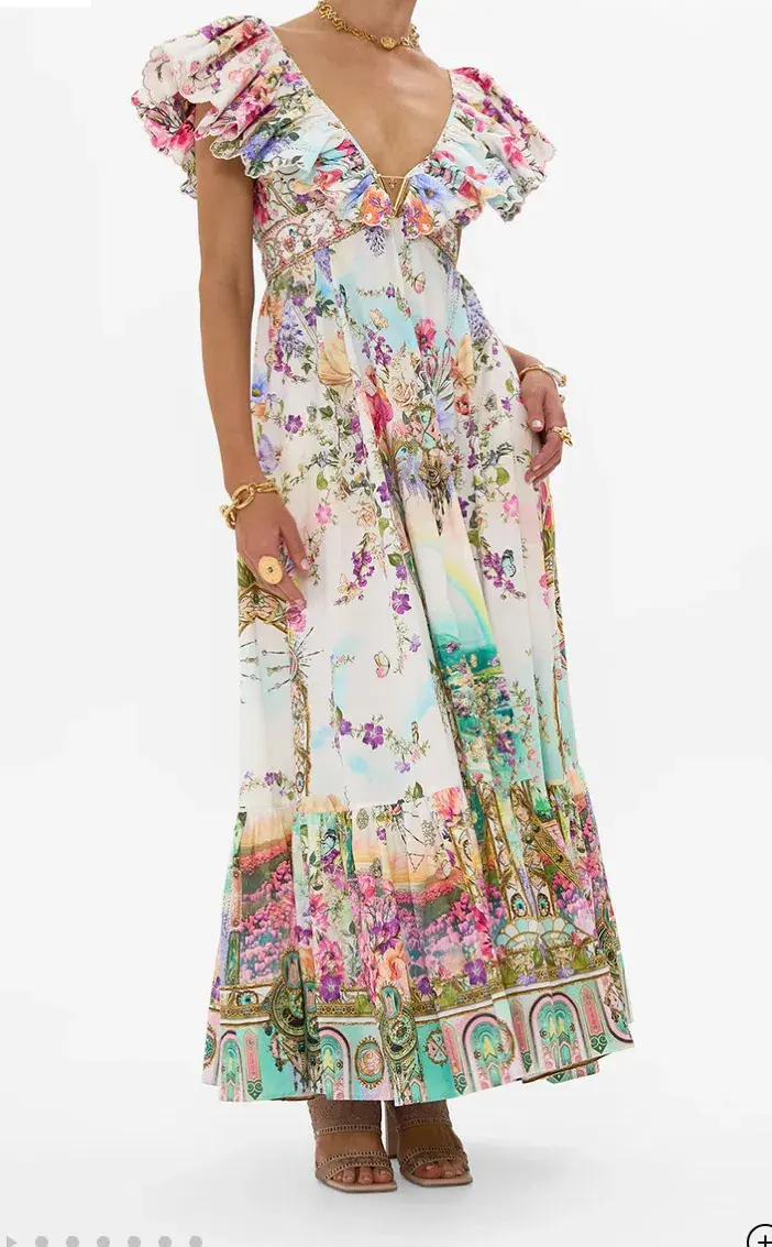 Camilla Frill Neck Dress With Hardware Munchkinland Size XL/XXL (16-18) - Image 1