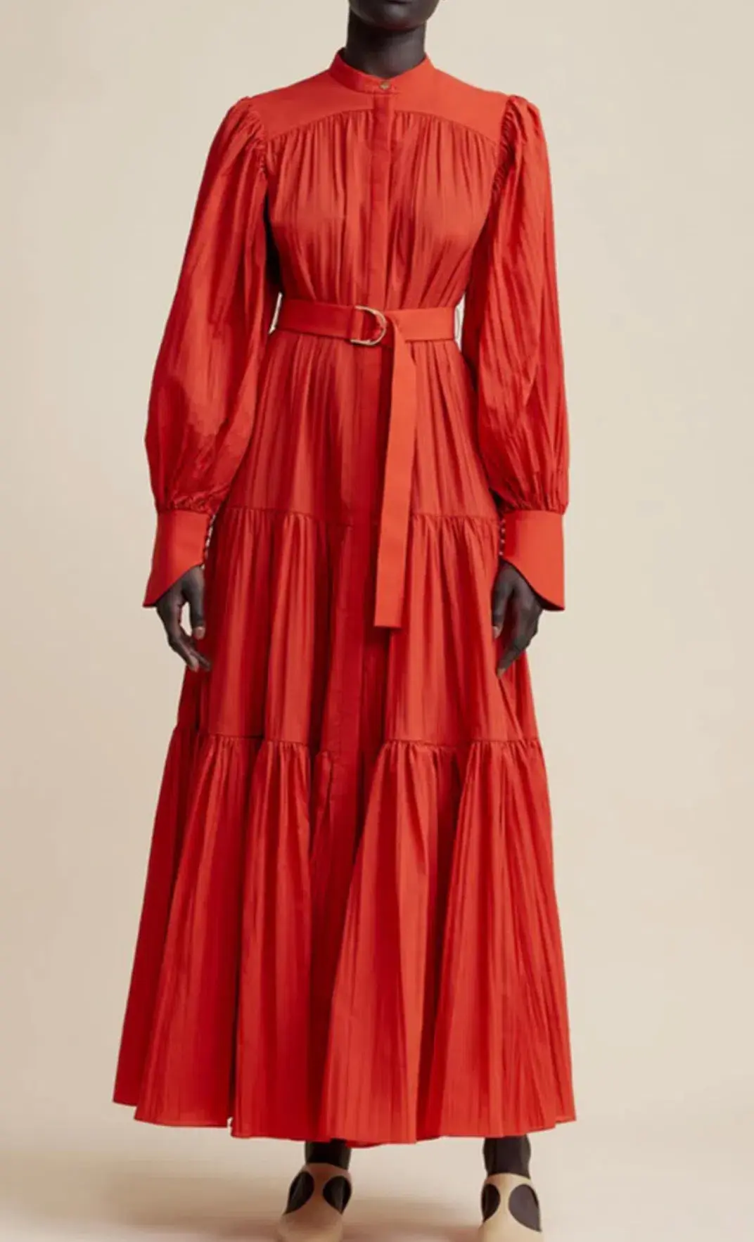 Acler Langdon maxi burnt orange dress. Size 16au  - Image 1