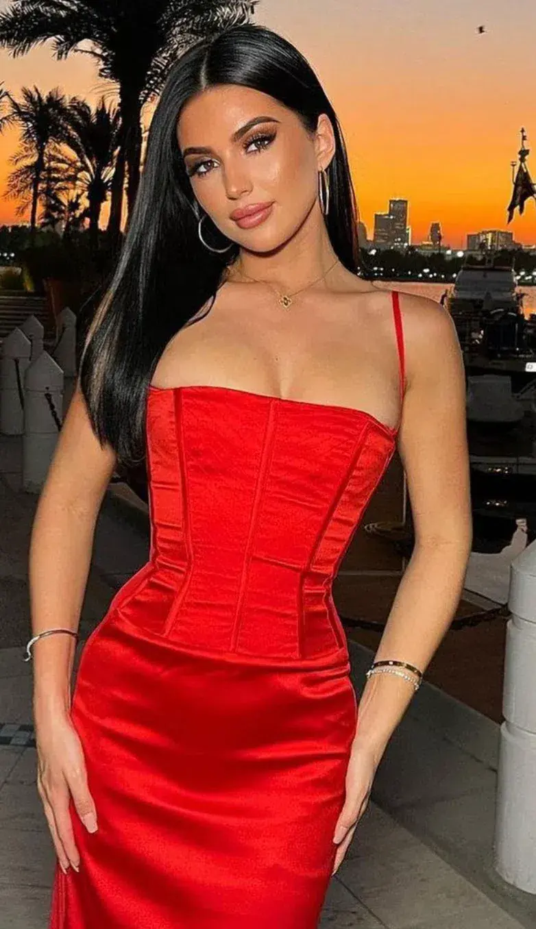 house of cb - shani dress red - Image 5
