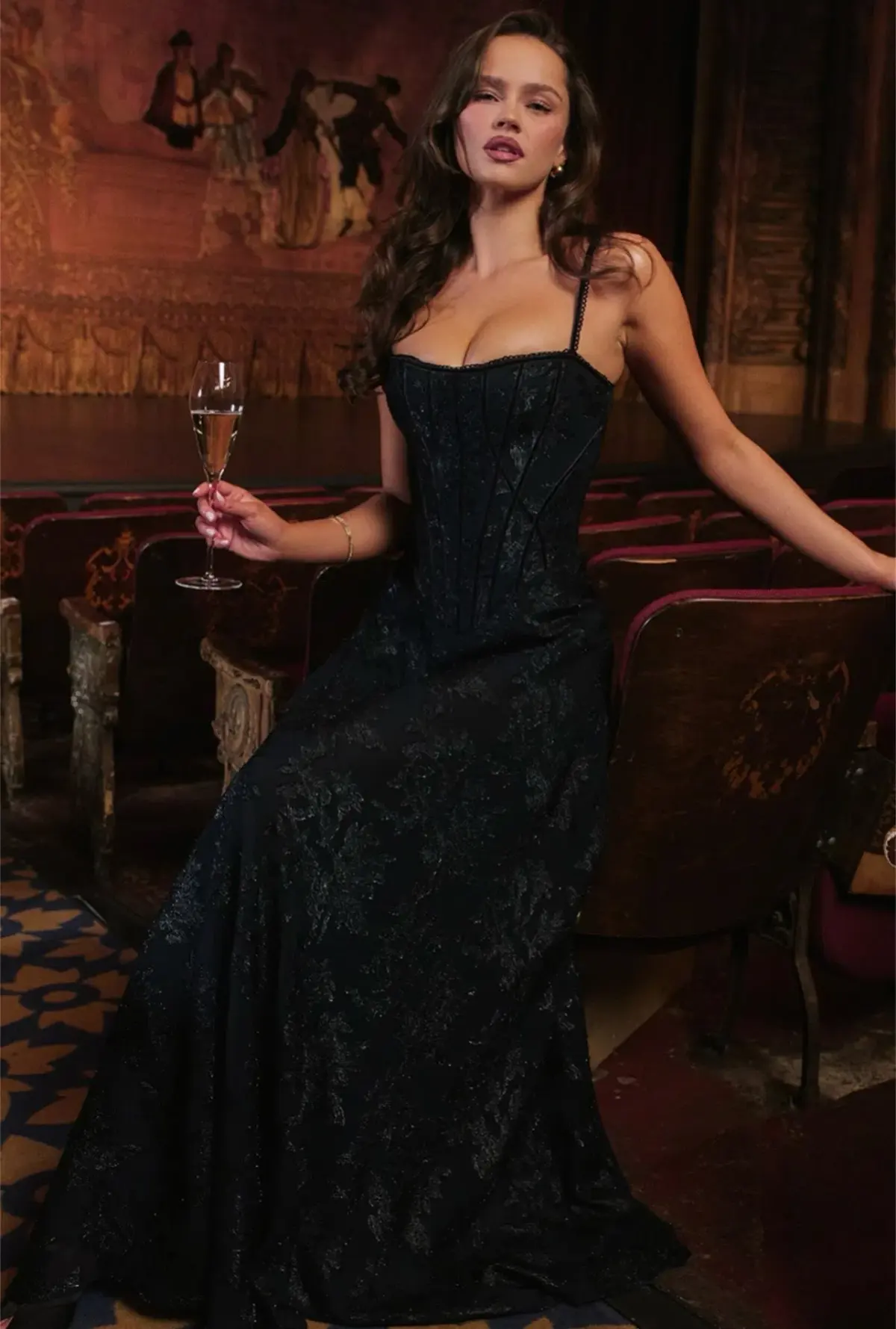 House of CB Esme dress midnight size 14 - Image 7