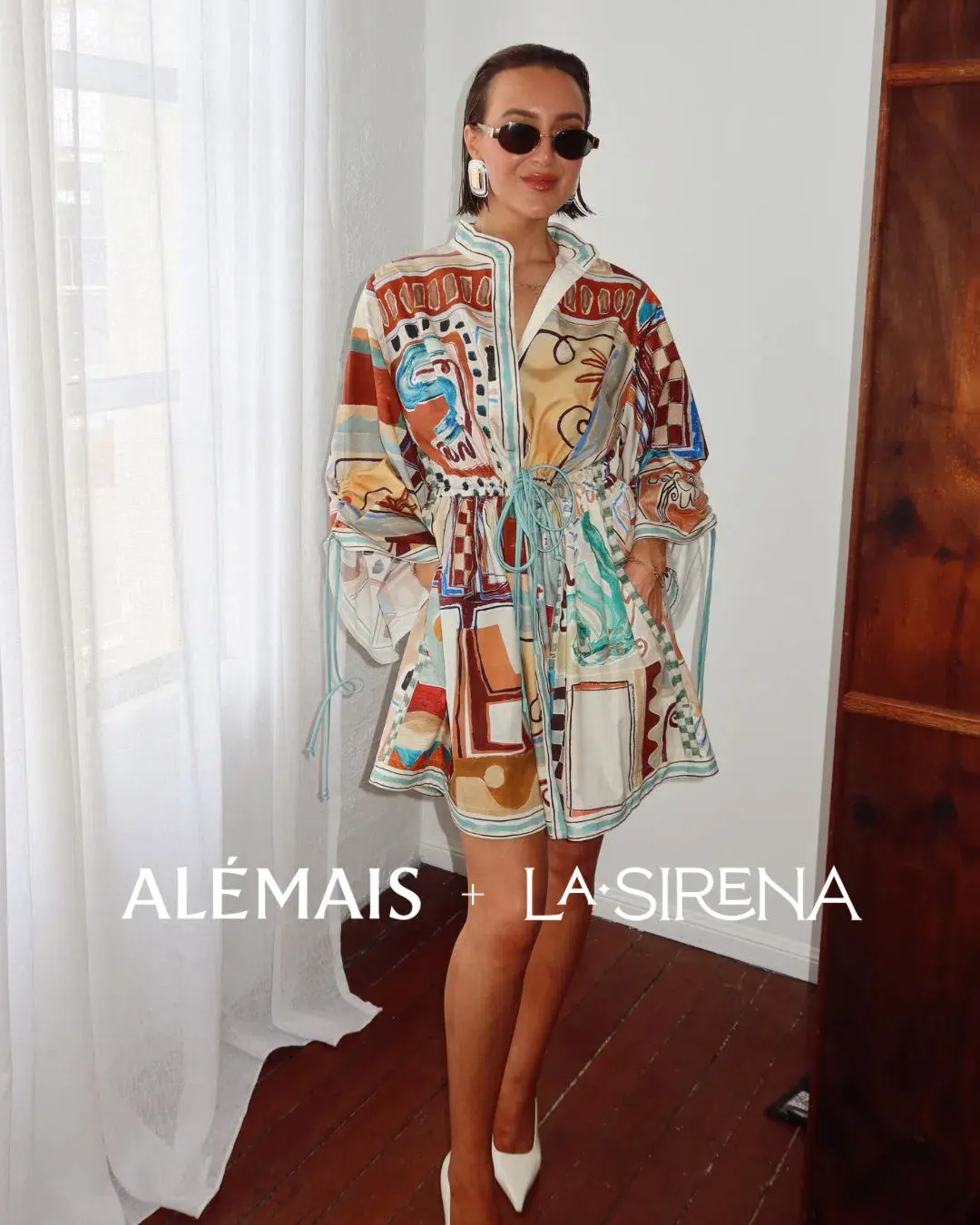 Alemais La Sirena Exclusive Michelle Mini Dress size 16 - Image 1