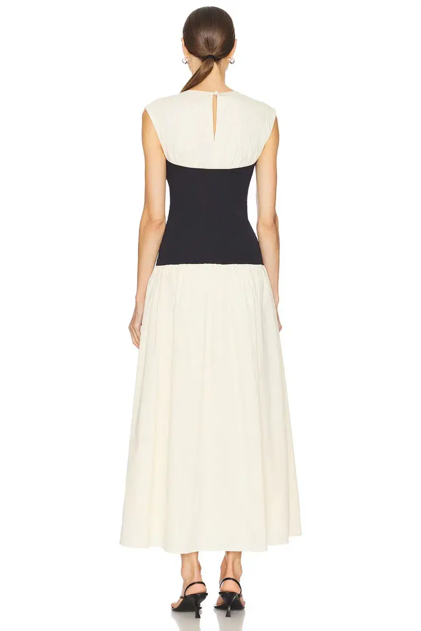 ANNA QUAN Stefania Dress in SWAN Black White Size 6 AU - Image 8