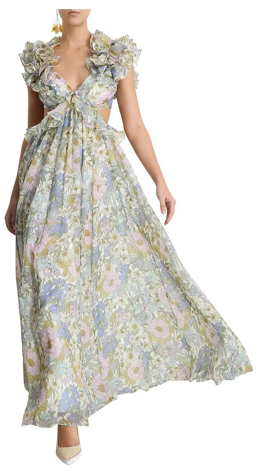 zimmermann super eight ruffle gown - Image 1